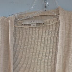 LOFT Women's Beige Cardigan